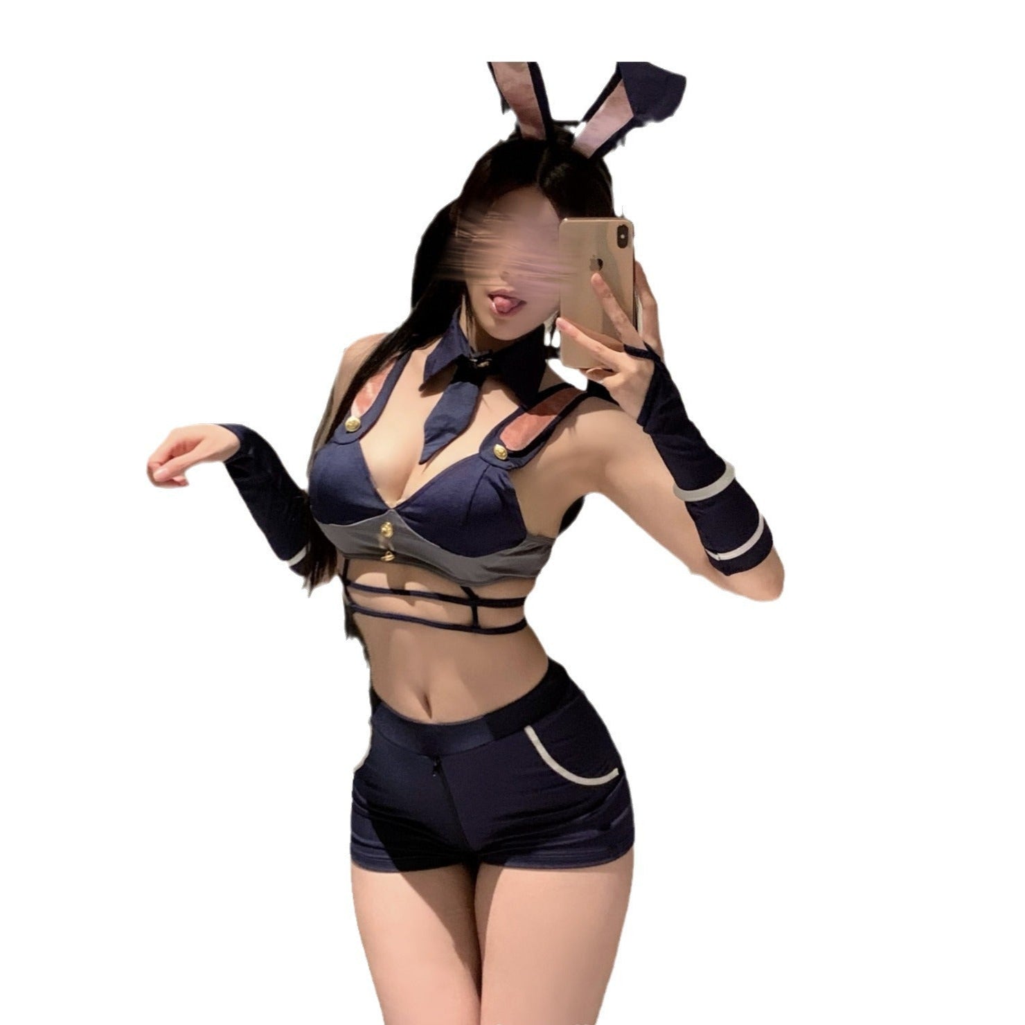 Image of Not wrong midnight bunny girl inspector crotch open suit erotic underwear sexy temptation uniform pure desire pajama girl